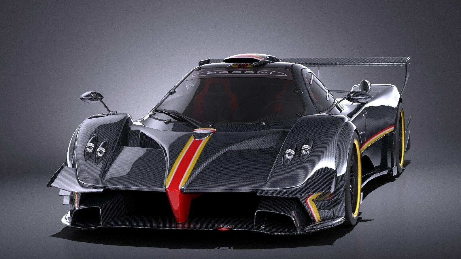 Pagani Zonda Revolucion 2013 VRAY 3D model_1