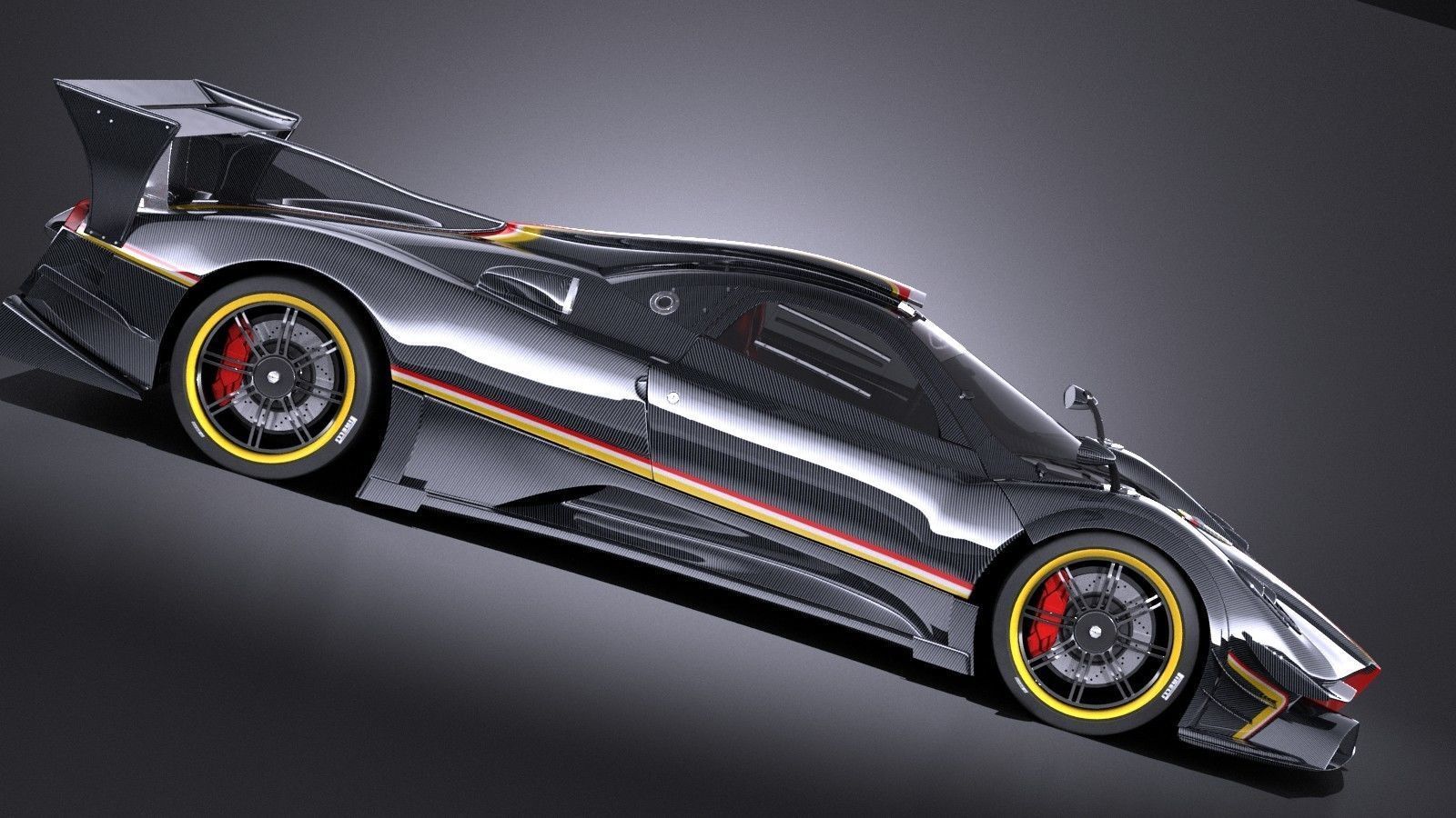 Pagani Zonda Revolucion 2013 VRAY 3D model_6