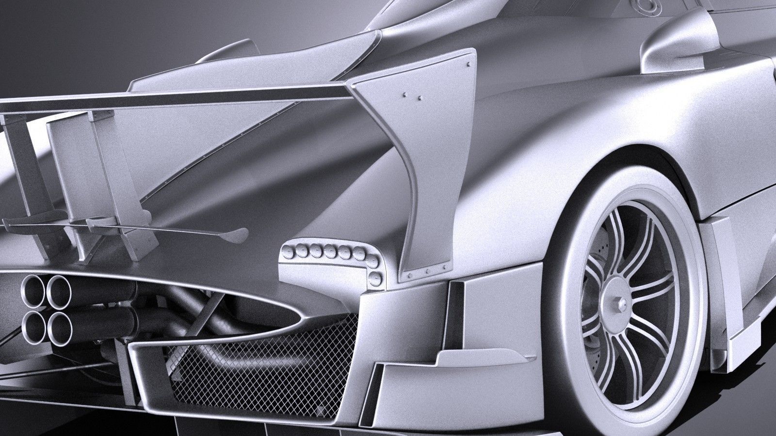 Pagani Zonda Revolucion 2013 VRAY 3D model_10