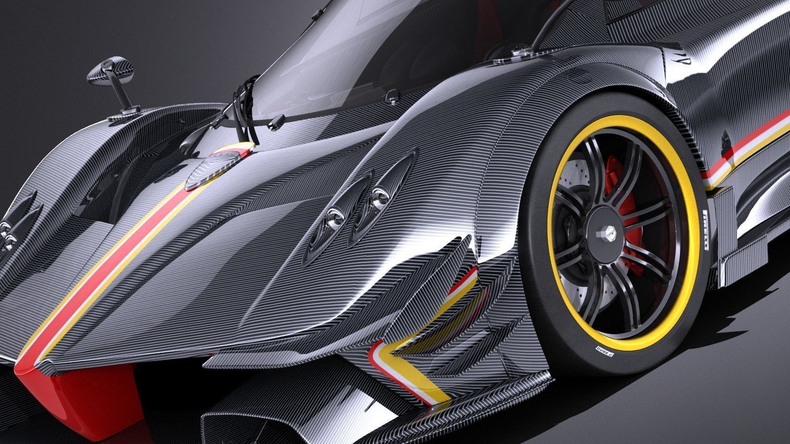 Pagani Zonda Revolucion 2013 VRAY 3D model_2