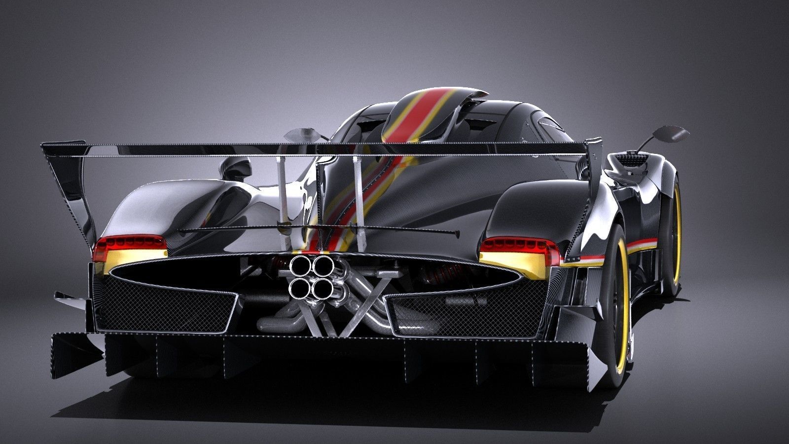 Pagani Zonda Revolucion 2013 VRAY 3D model_4