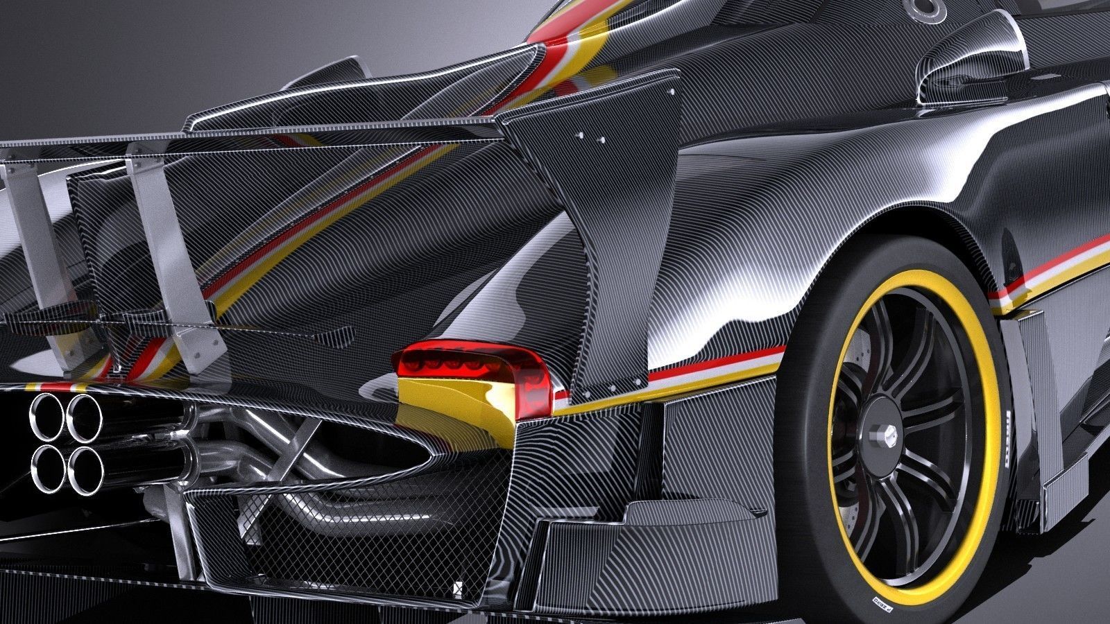 Pagani Zonda Revolucion 2013 VRAY 3D model_3