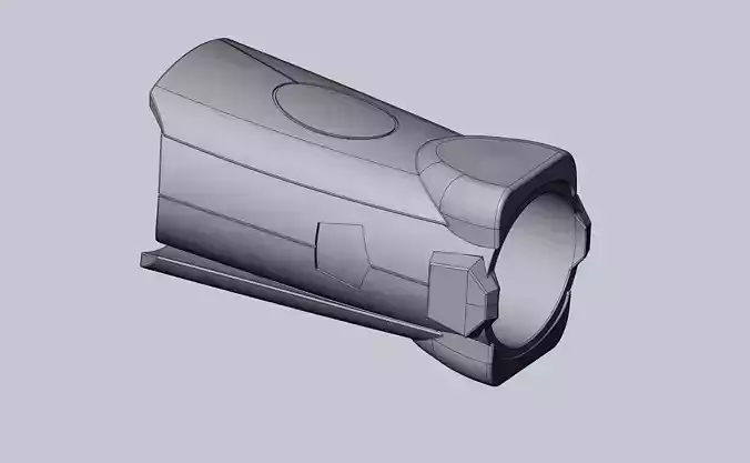 Overwatch Brigitte Left Gauntlet 3D print model