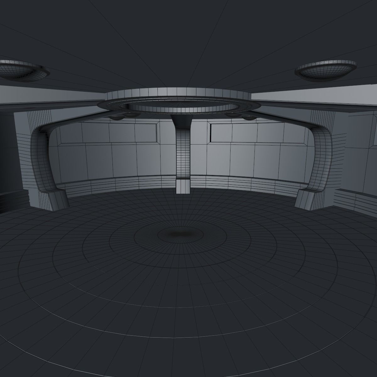 Sci fi meeting room 3D model_15