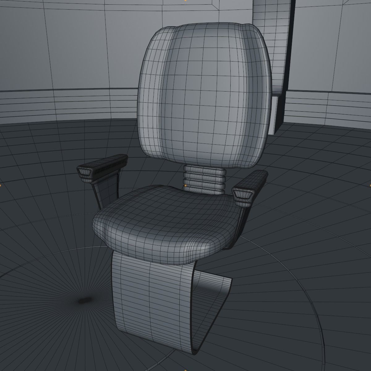 Sci fi meeting room 3D model_18