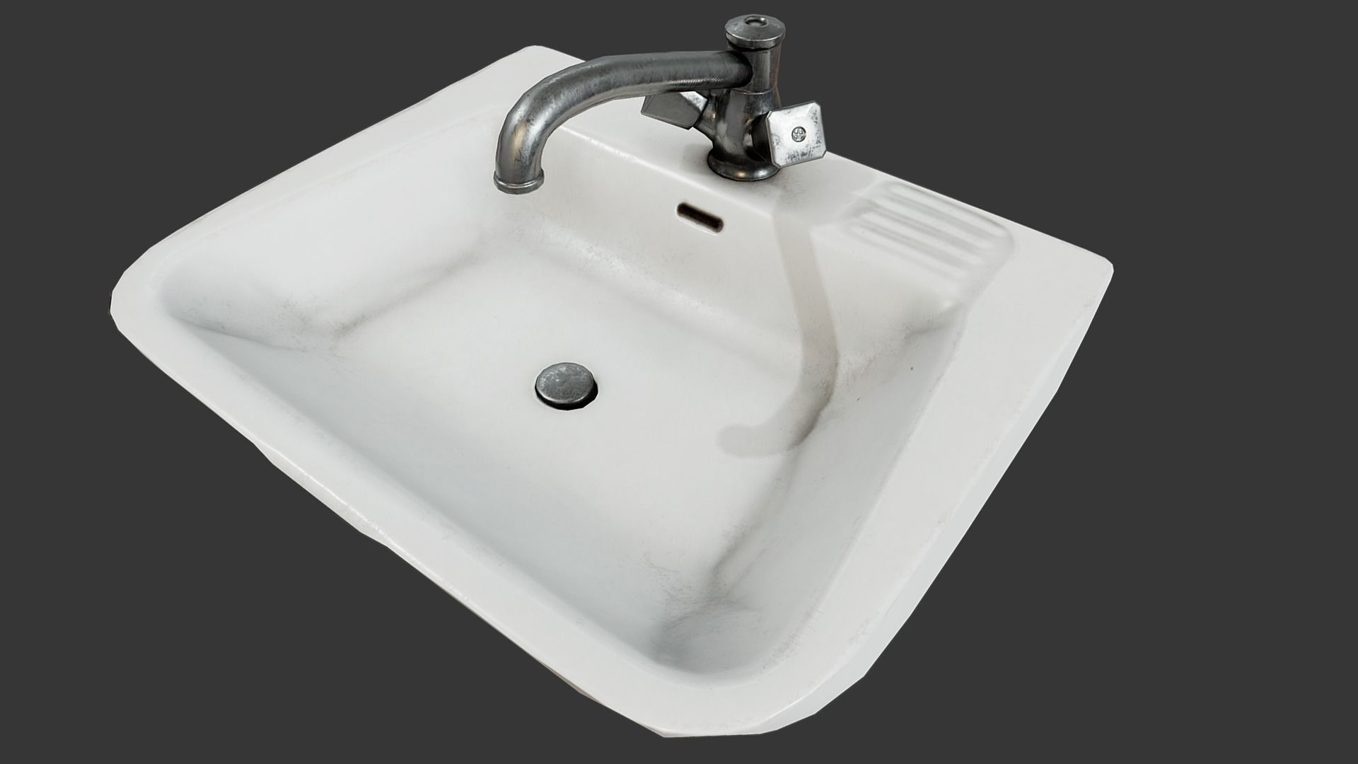 Sink PBR Low-poly 3D model_2