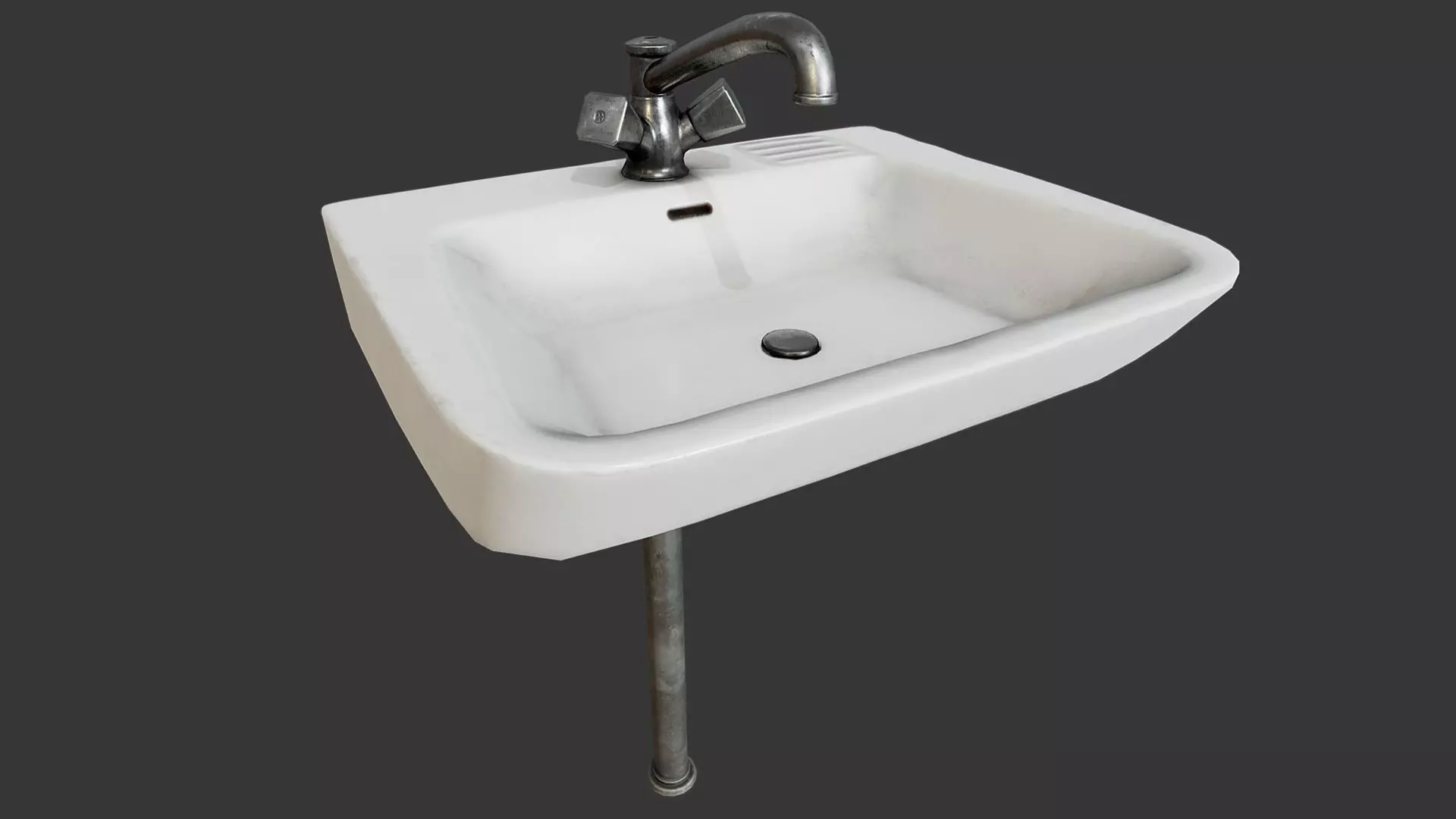 Sink PBR Low-poly 3D model_0