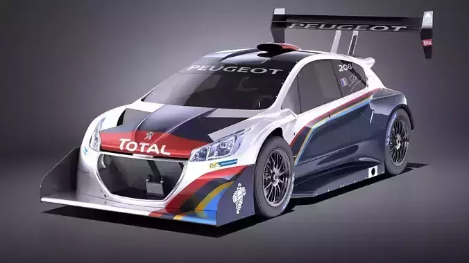 Peugeot 208 T16 Pikes Peak 2013 VRAY