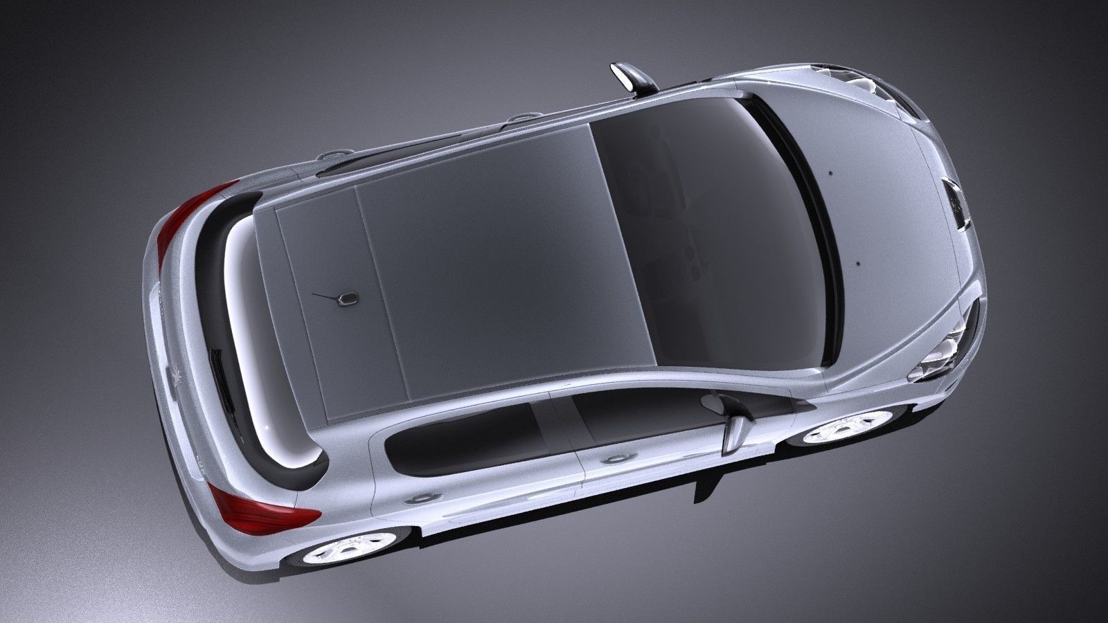 Peugeot 308 hatchback 5door 2013 VRAY 3D model_7