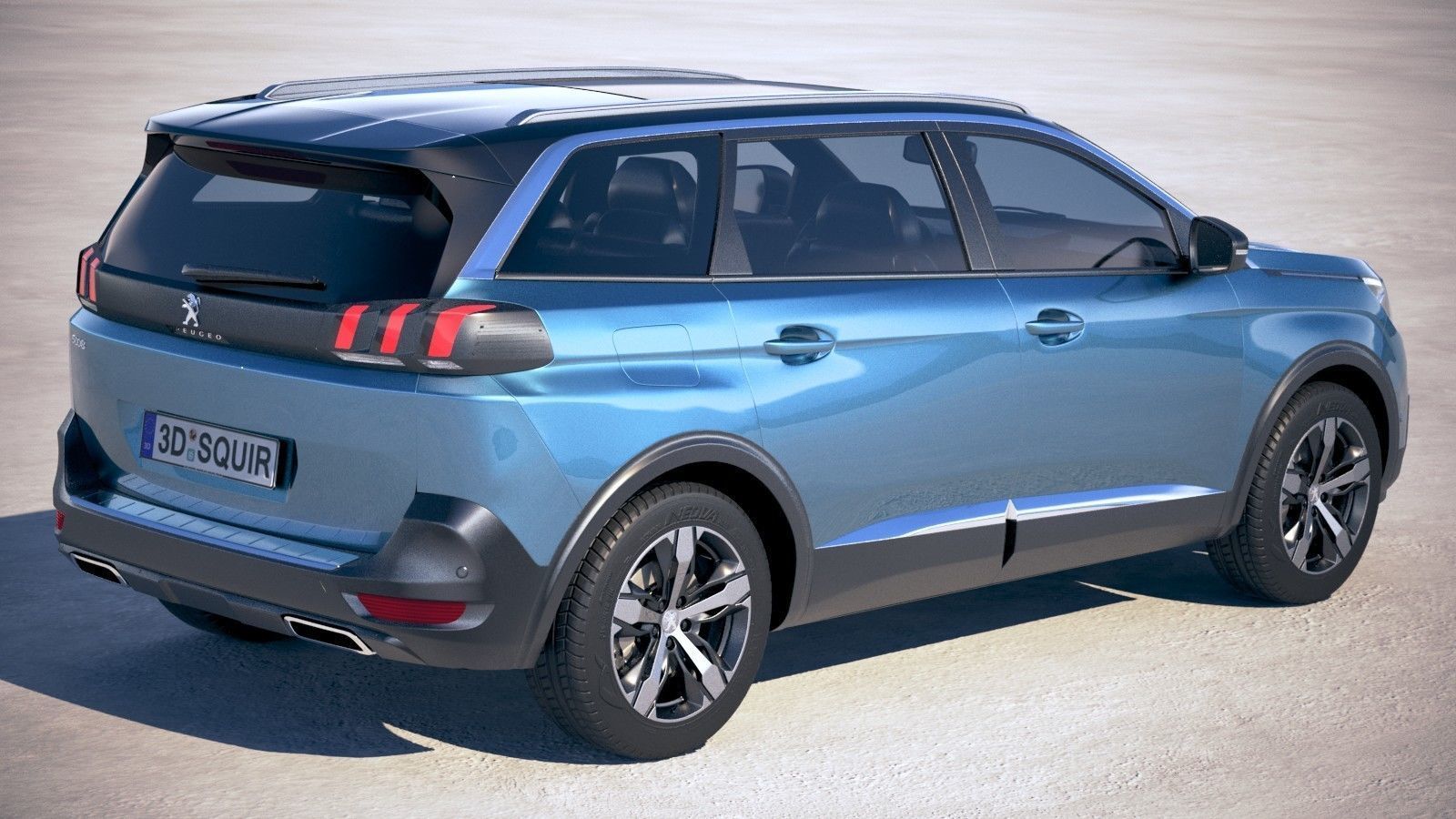 Peugeot 5008 2017 3D model_4