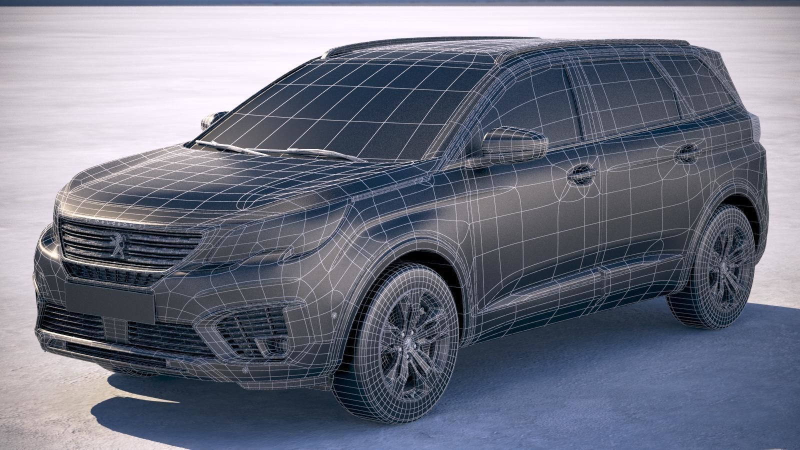 Peugeot 5008 2017 3D model_19