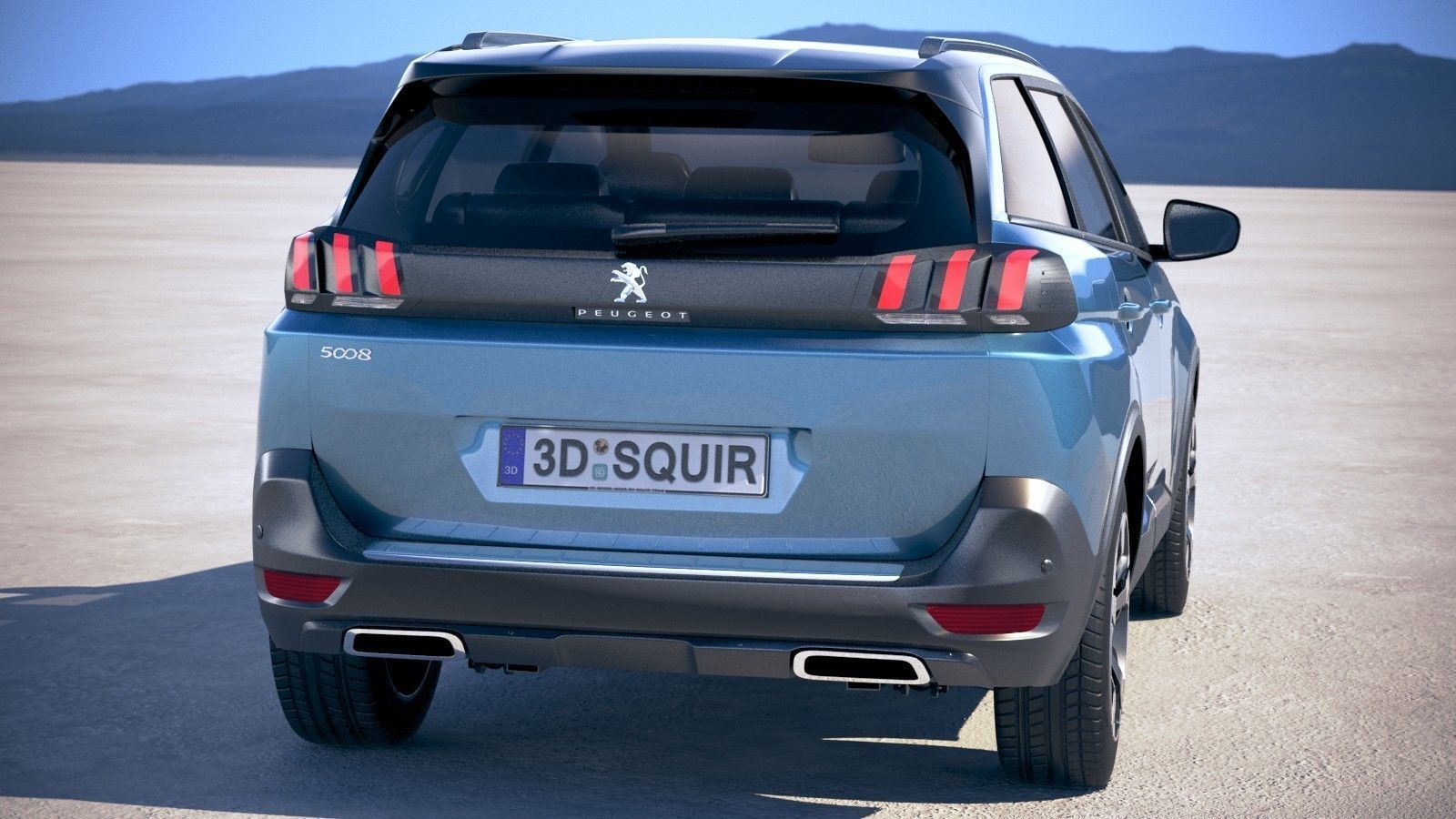 Peugeot 5008 2017 3D model_5