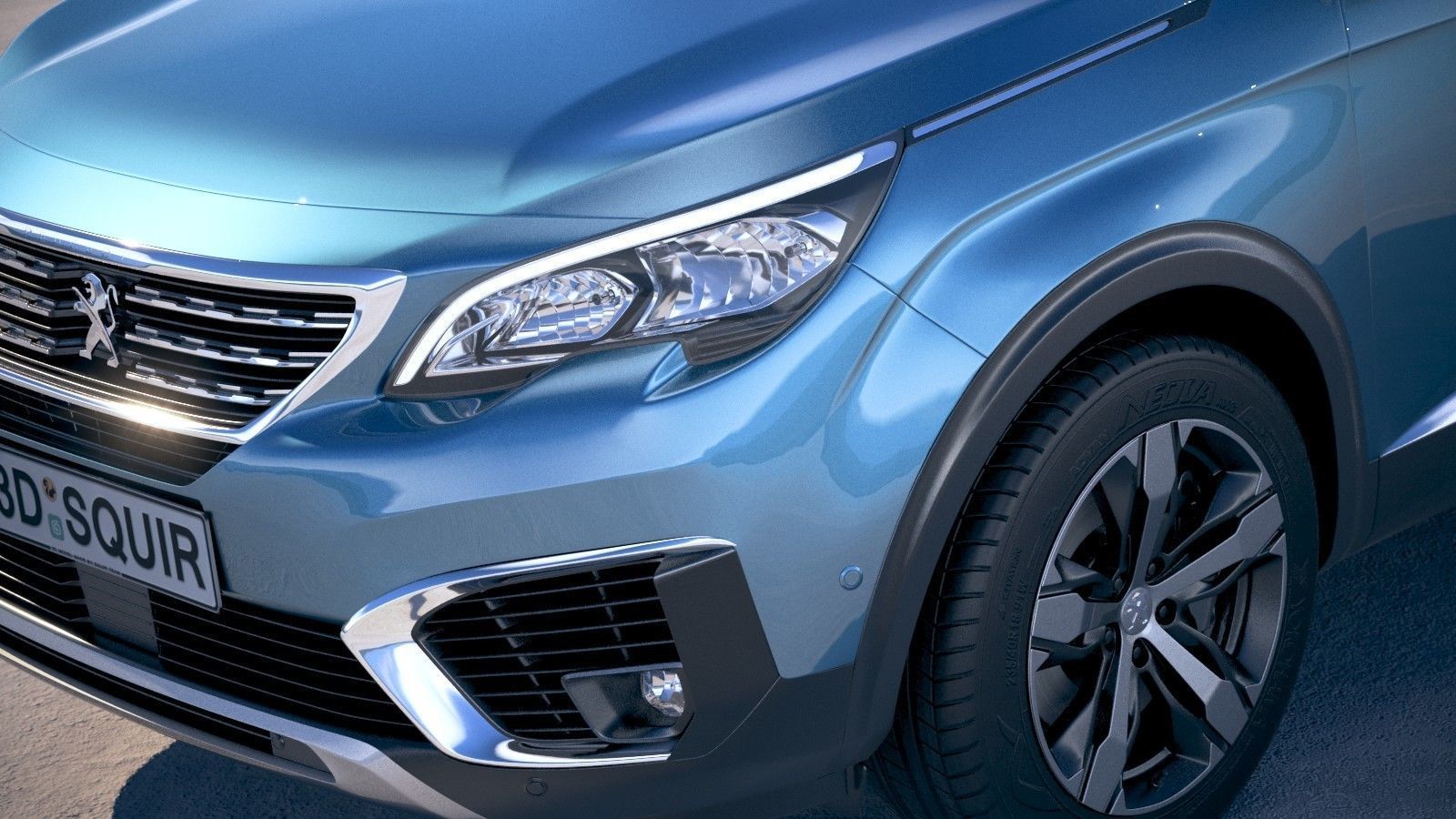 Peugeot 5008 2017 3D model_2