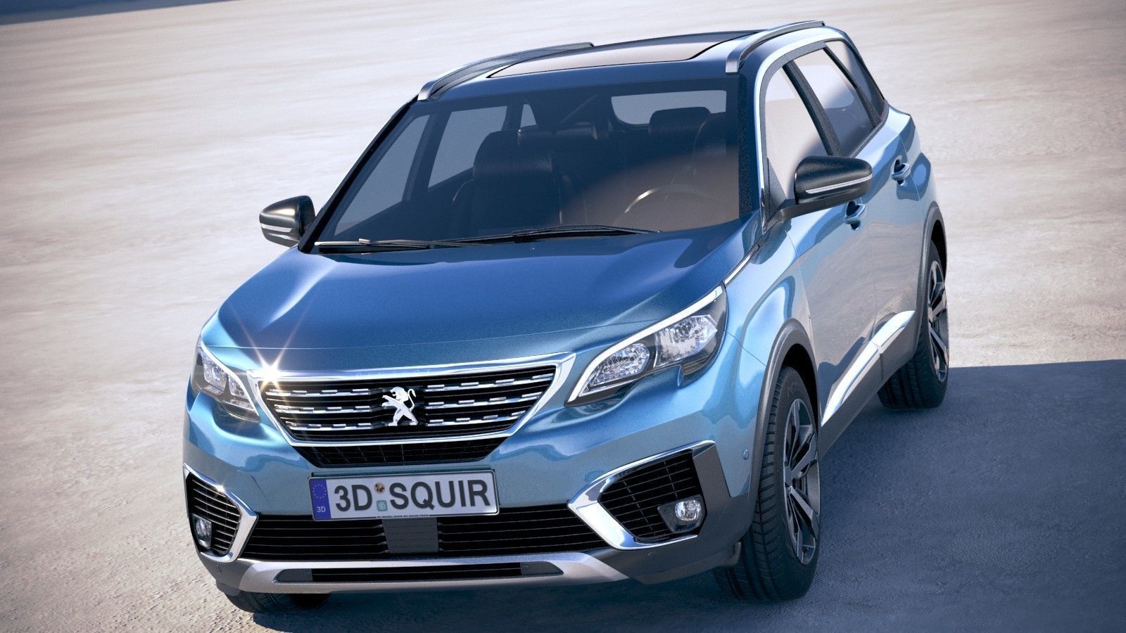 Peugeot 5008 2017 3D model_1