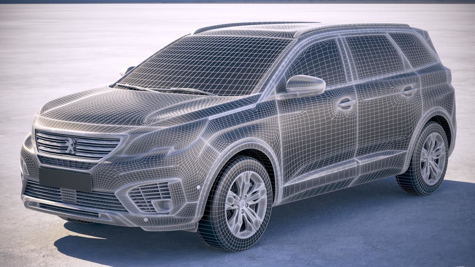 Peugeot 5008 2017 3D model_17