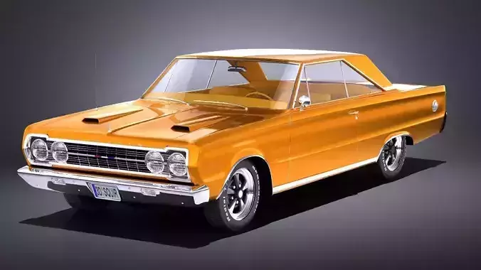 Plymouth GTX 1967 VRAY