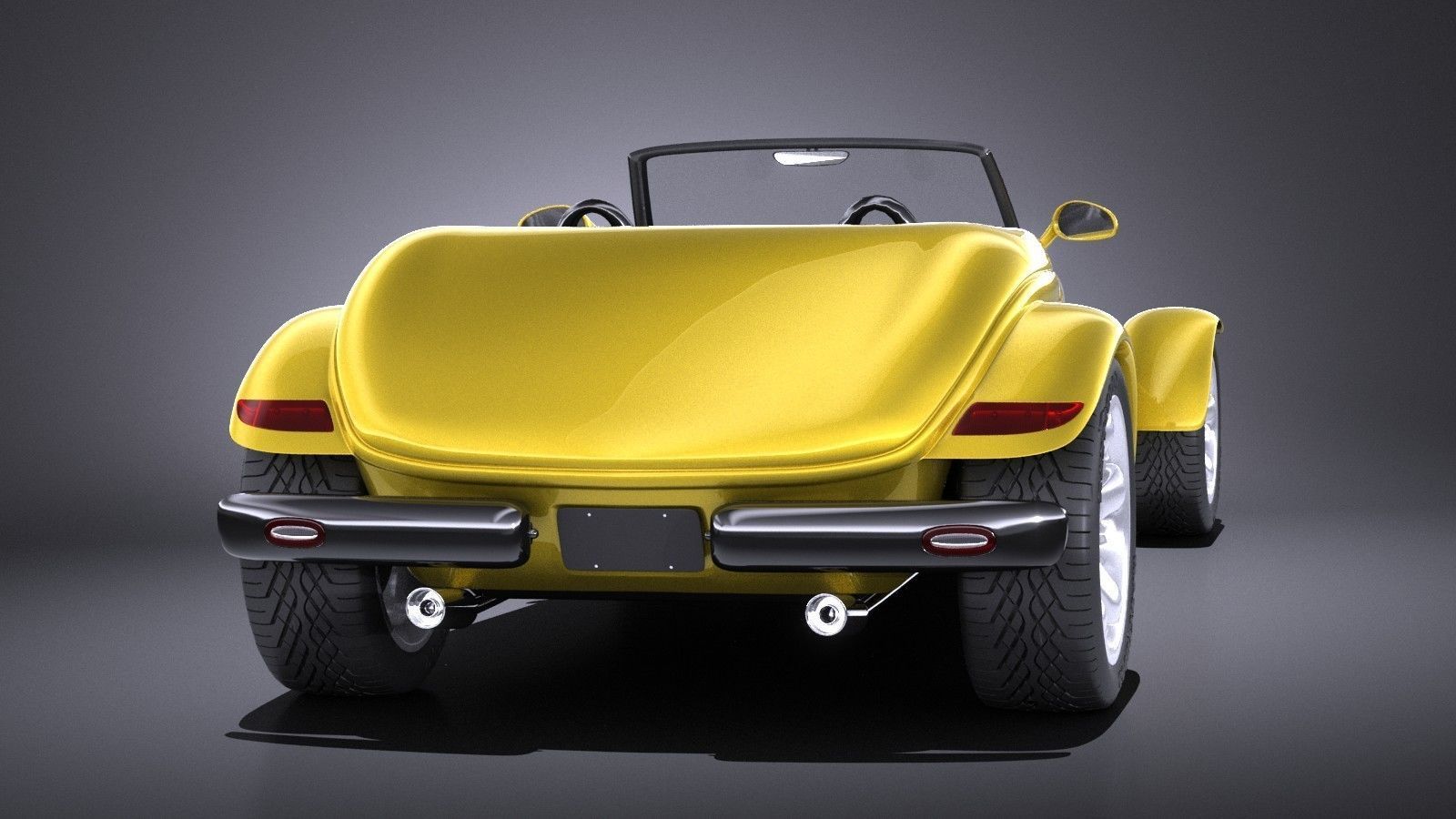 Plymouth Prowler stock 1997-2002 VRAY 3D model_4