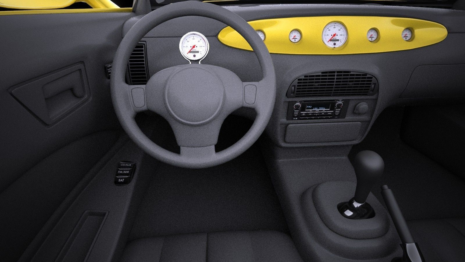 Plymouth Prowler stock 1997-2002 VRAY 3D model_12