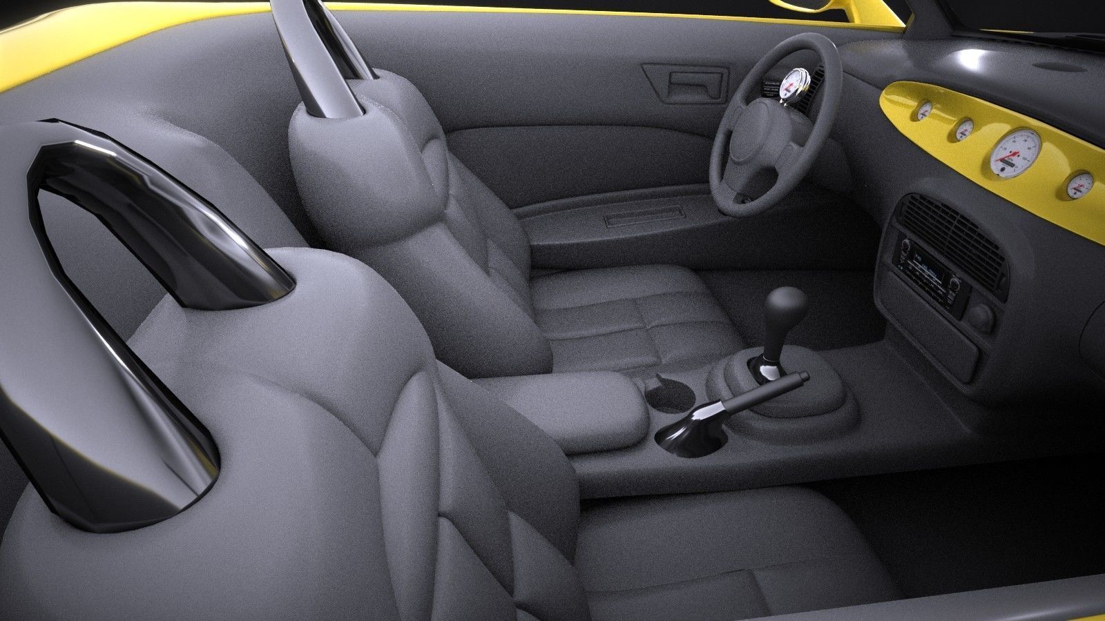 Plymouth Prowler stock 1997-2002 VRAY 3D model_14