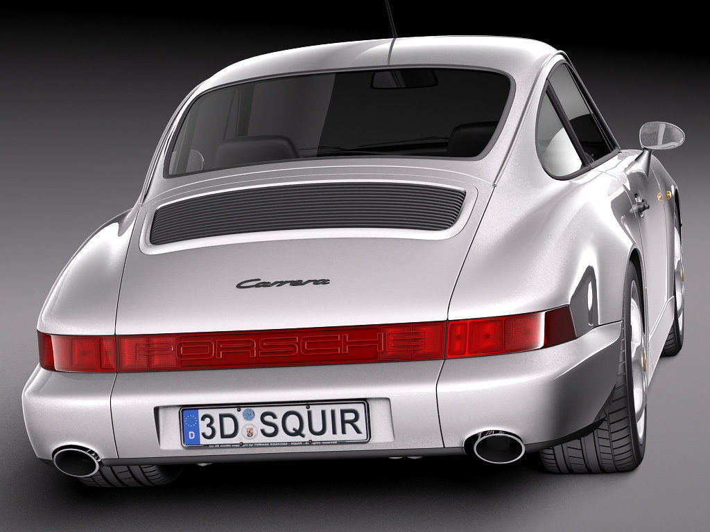 Porsche 911 964 Carrera 1990 3D model_5