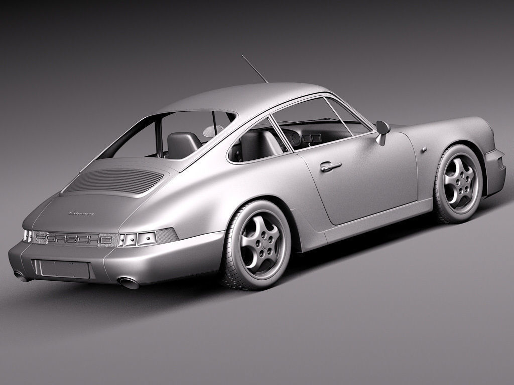 Porsche 911 964 Carrera 1990 3D model_17
