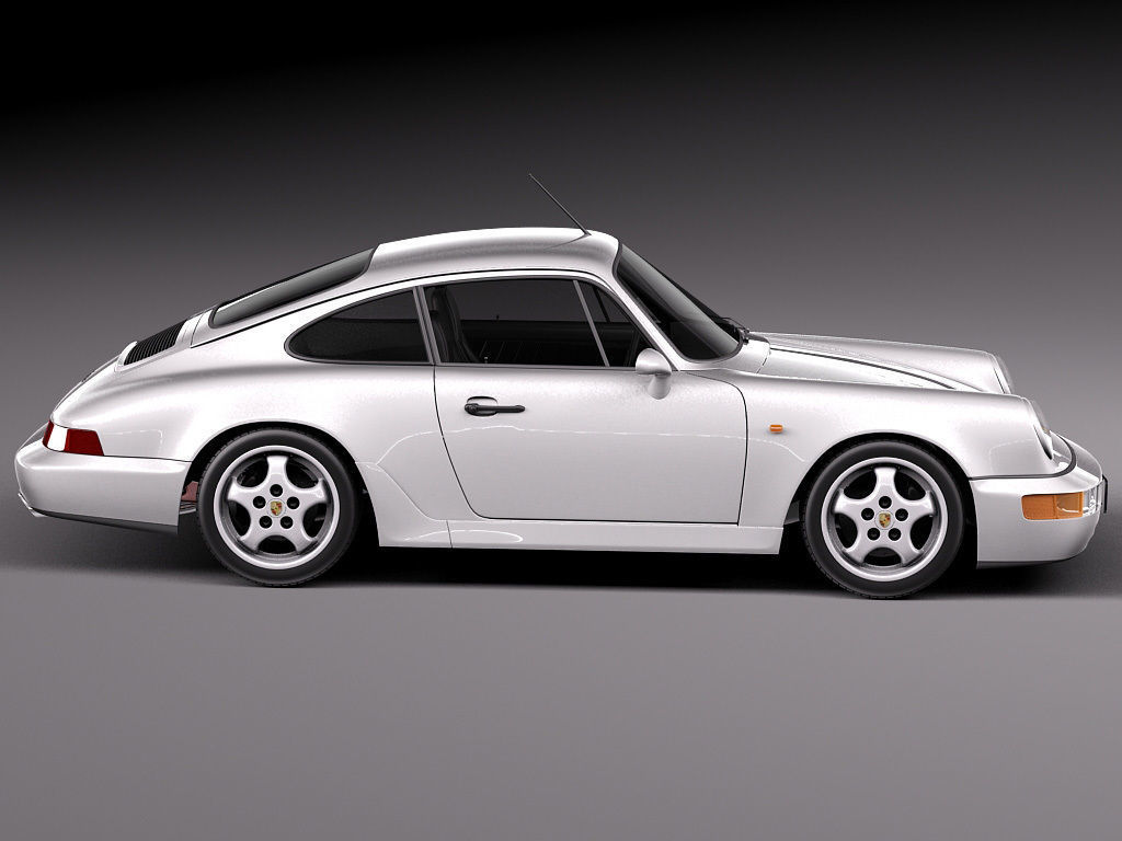 Porsche 911 964 Carrera 1990 3D model_6