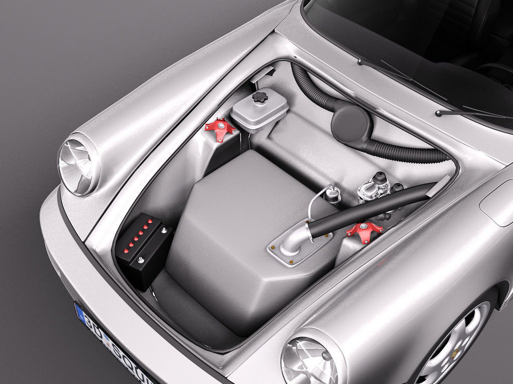 Porsche 911 964 Carrera 1990 3D model_10
