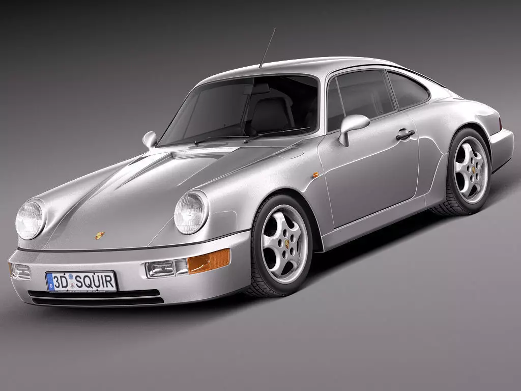 Porsche 911 964 Carrera 1990 3D model_0