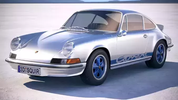Porsche 911 Carrera RS 1973 3D model