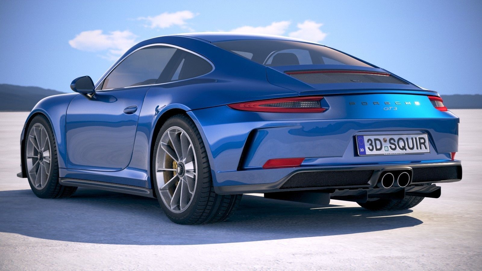 Porsche 911 GT3 Touring 2018 3D model_13