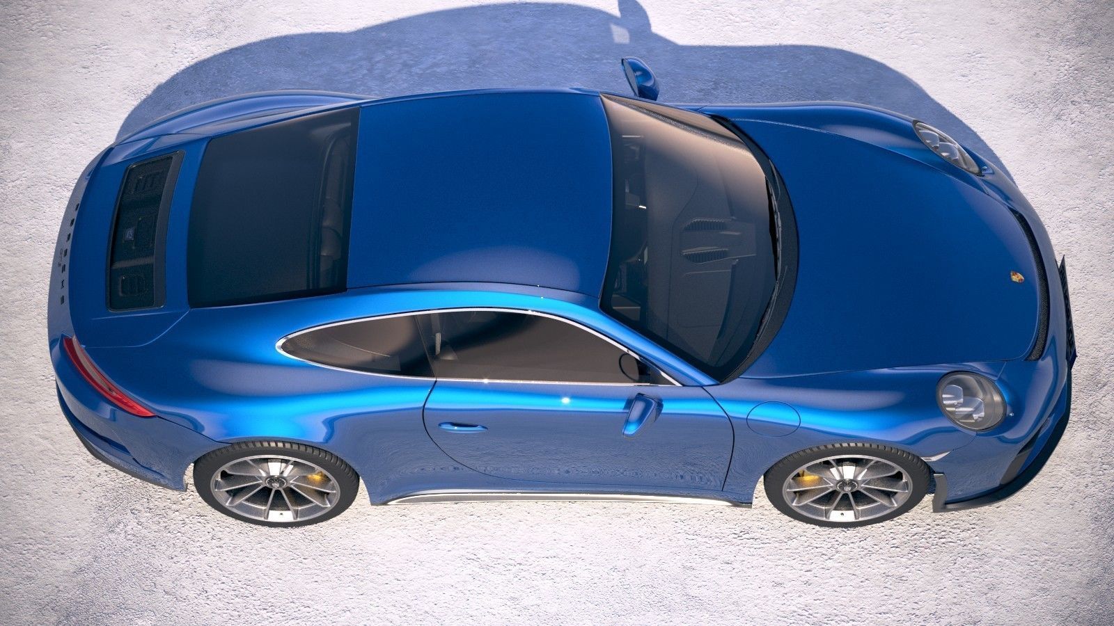 Porsche 911 GT3 Touring 2018 3D model_7