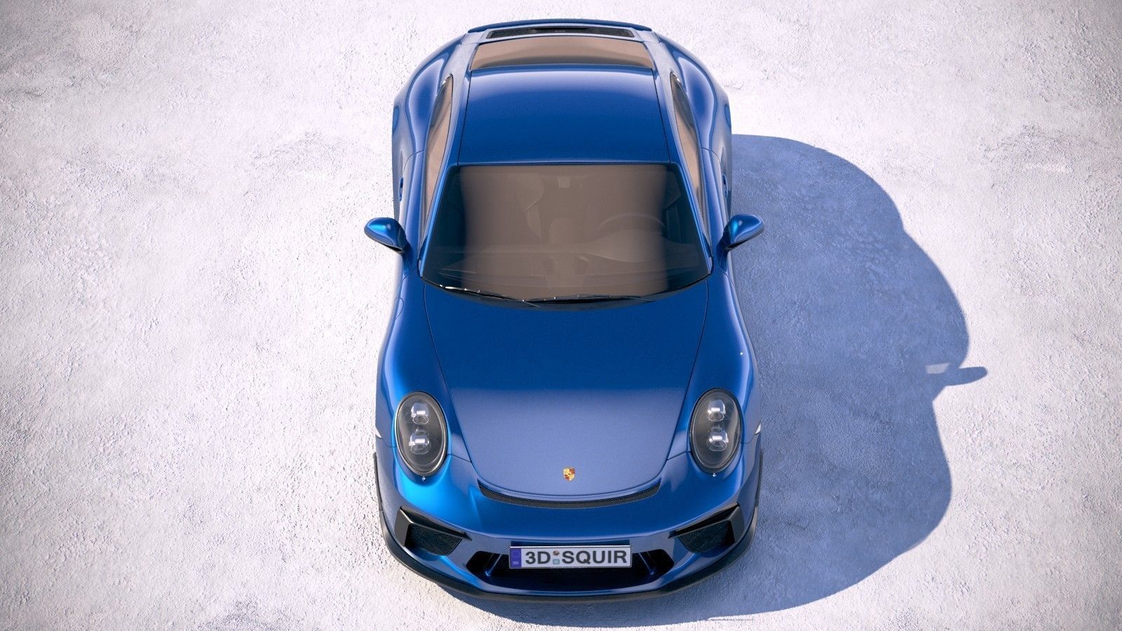 Porsche 911 GT3 Touring 2018 3D model_8