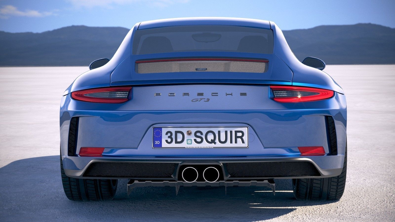 Porsche 911 GT3 Touring 2018 3D model_10