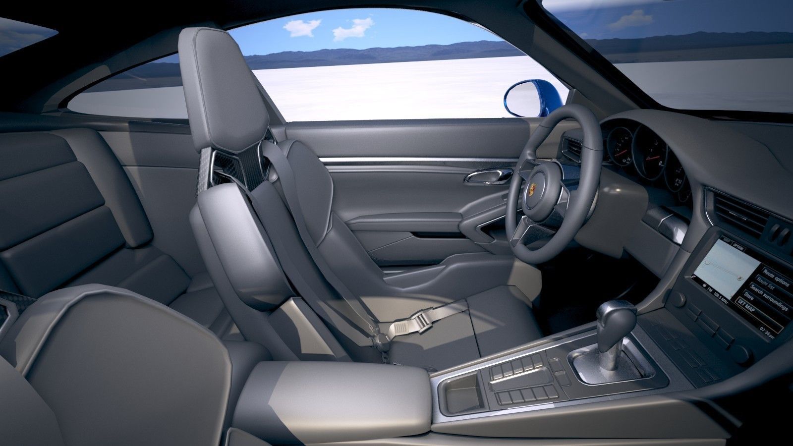 Porsche 911 GT3 Touring 2018 3D model_19