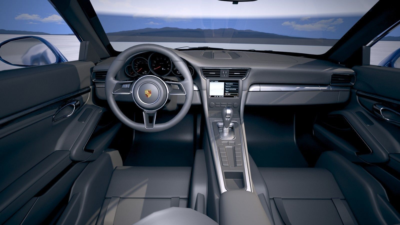 Porsche 911 GT3 Touring 2018 3D model_17