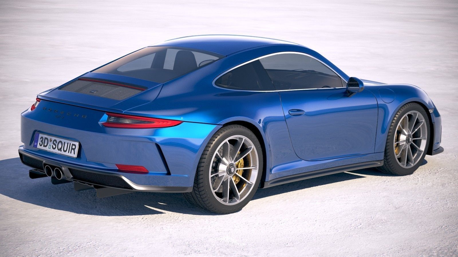 Porsche 911 GT3 Touring 2018 3D model_4