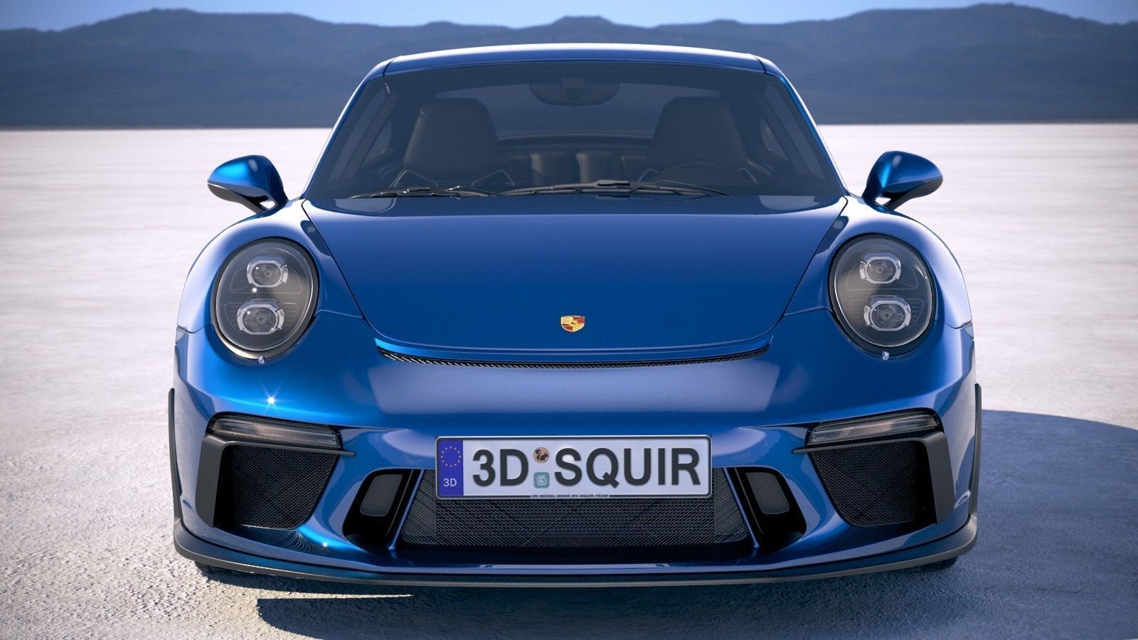 Porsche 911 GT3 Touring 2018 3D model_9