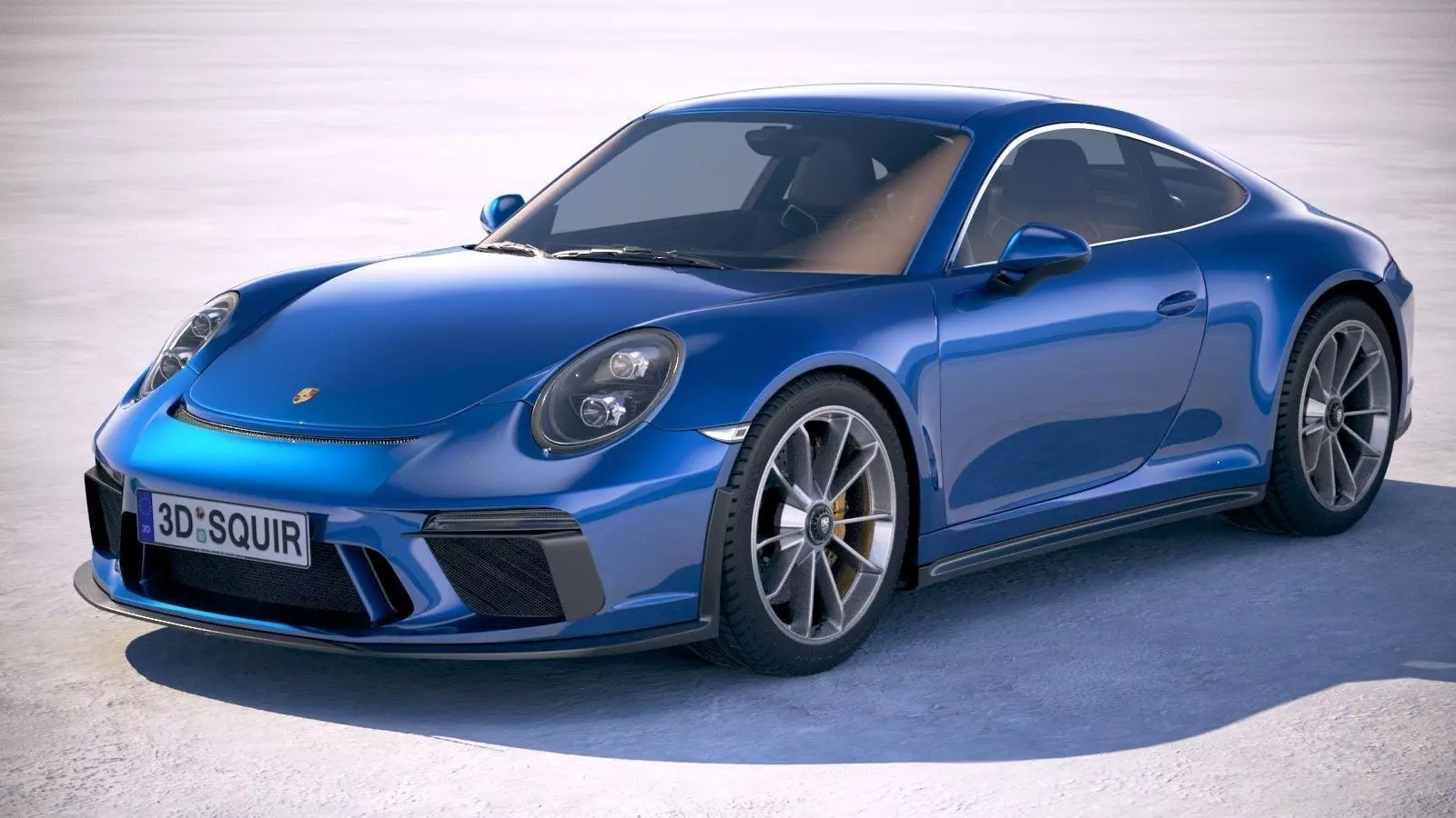 Porsche 911 GT3 Touring 2018 3D model_0