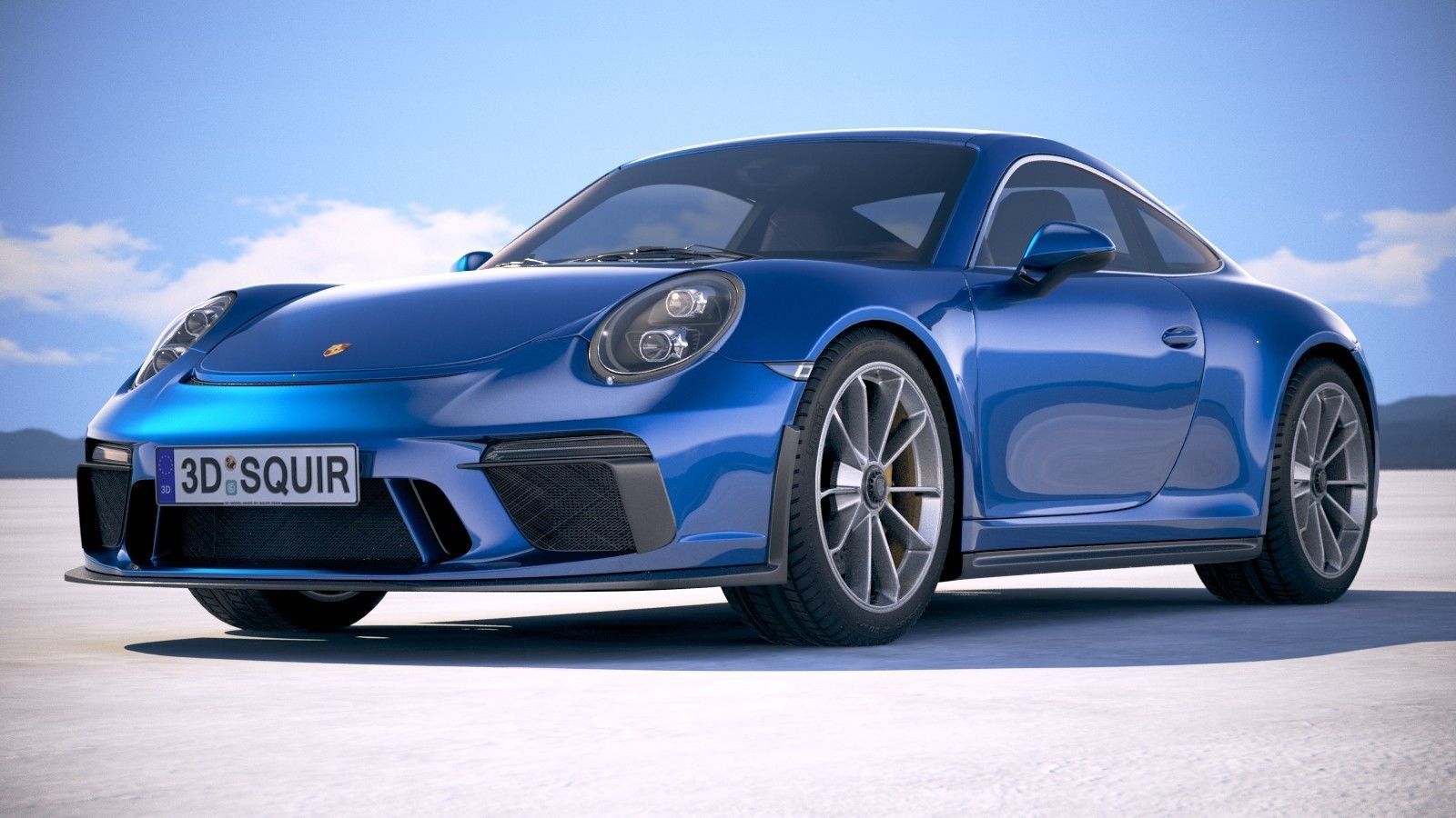Porsche 911 GT3 Touring 2018 3D model_12