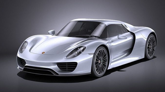 Porsche 918 Spyder 2017 VRAY 3D model