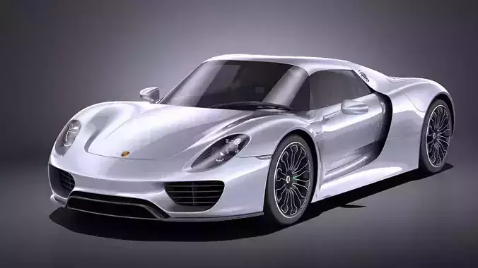 Porsche 918 Spyder 2017 VRAY