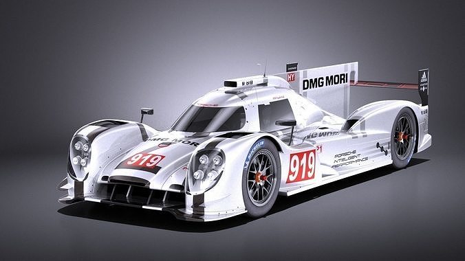Porsche 919 Hybrid 2016 VRAY 3D model