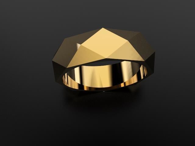 geometrical ring  Free 3D print model_2