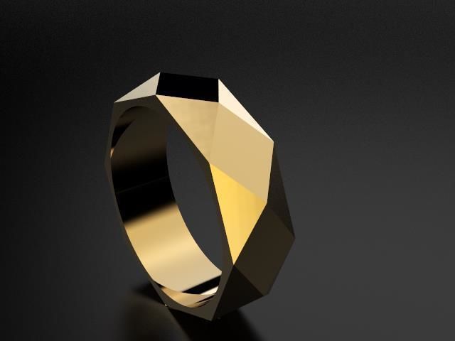 geometrical ring  Free 3D print model_1