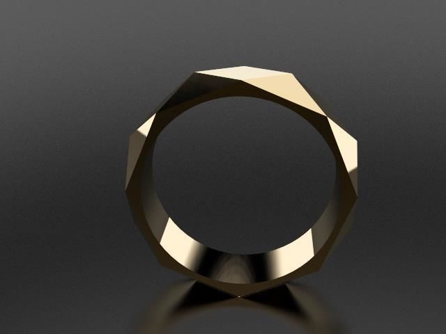 geometrical ring  Free 3D print model_3