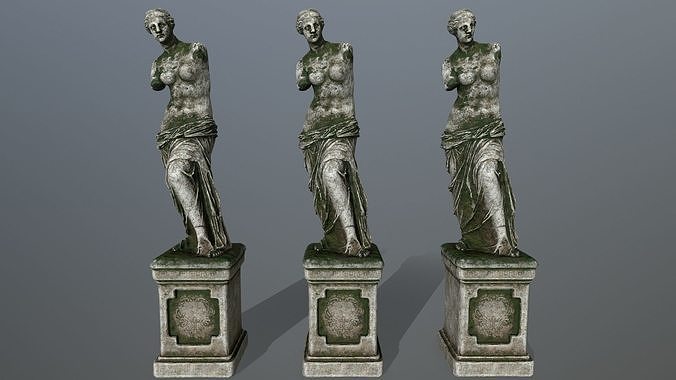 Venus  de  Milo Low-poly 3D model