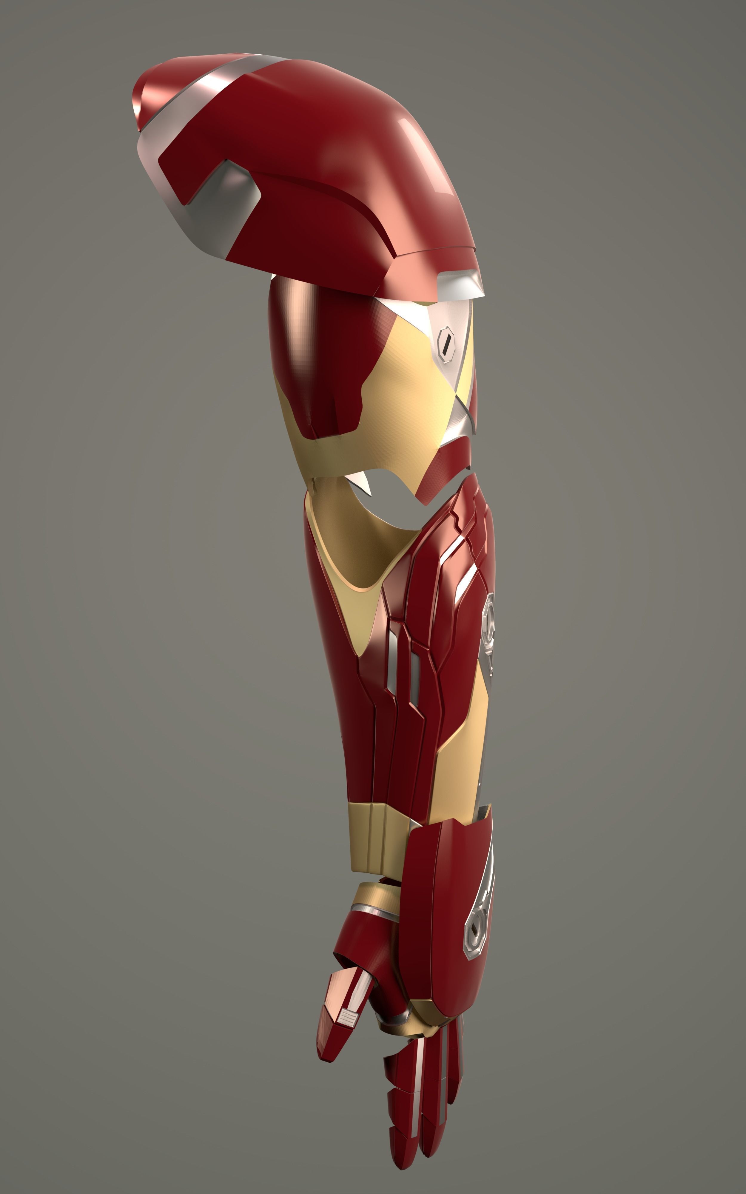 Iron Man Mk46 arm models pack to 3d printing      MK0046 Cosplay Free 3D print model_5