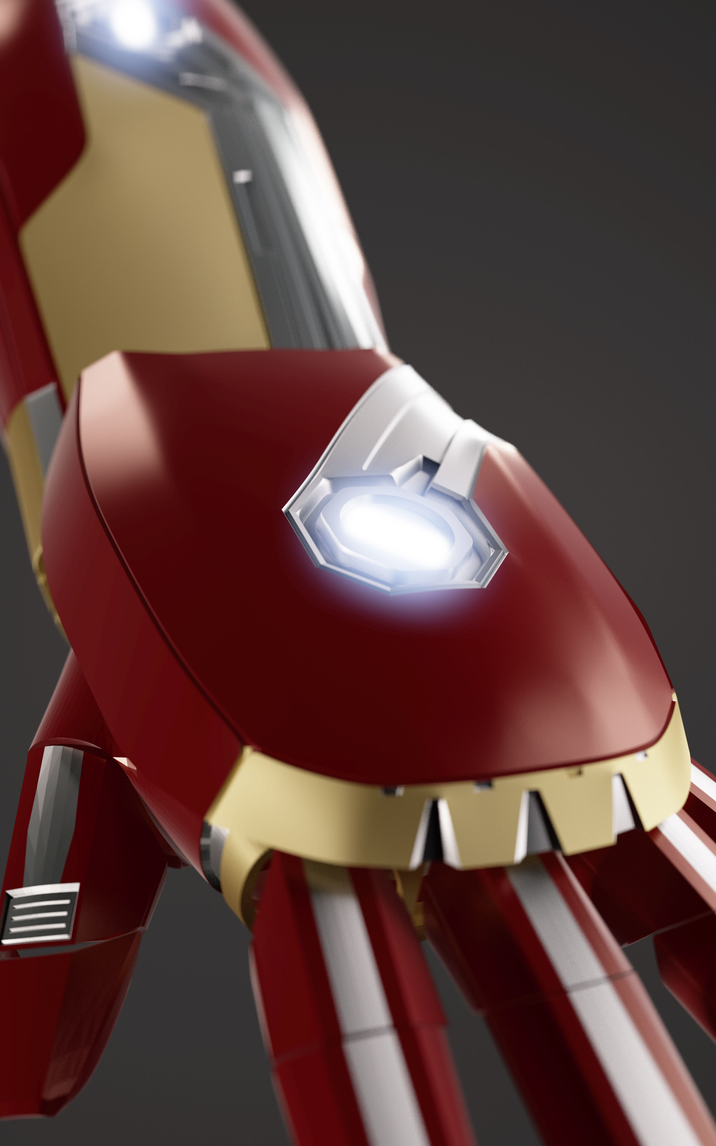 Iron Man Mk46 arm models pack to 3d printing      MK0046 Cosplay Free 3D print model_12