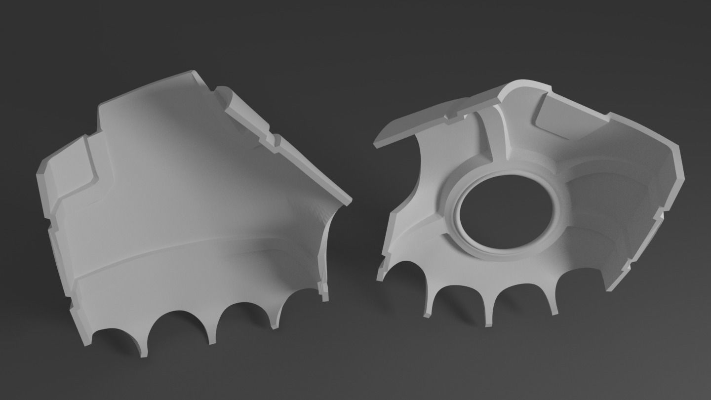 Iron Man Mk46 arm models pack to 3d printing      MK0046 Cosplay Free 3D print model_14