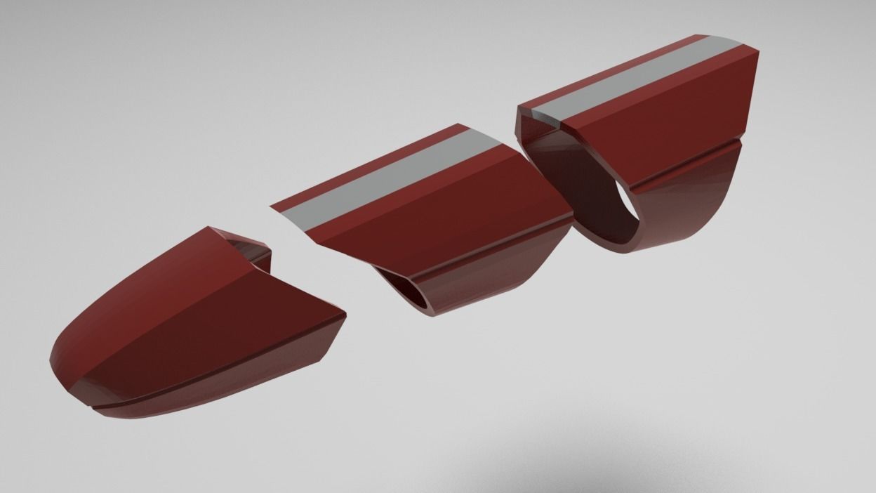 Iron Man Mk46 arm models pack to 3d printing      MK0046 Cosplay Free 3D print model_17